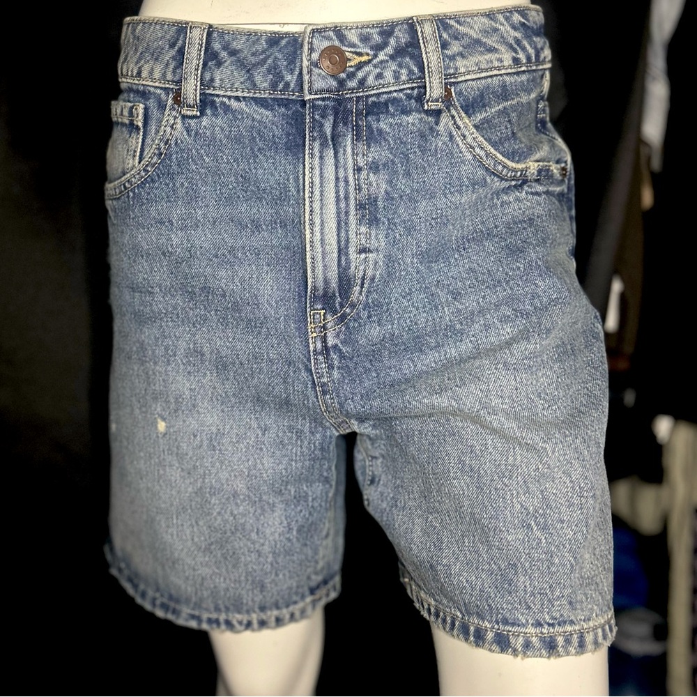 Denver Hayes Blue High rise Jean Shorts